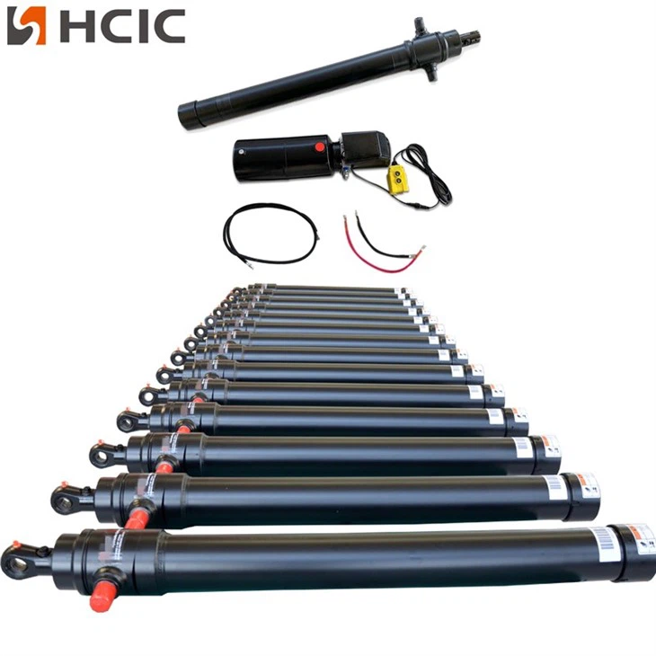 Single Double Acting Multi-stage Telescopic Hydraulic Cylinders For Trailer